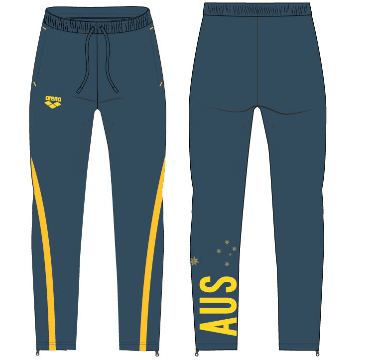 JR WARM UP PANT GREEN (UNISEX)
