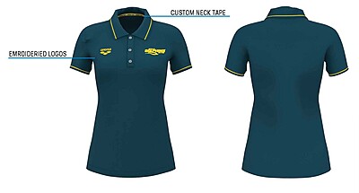 W AUS POLO [GREEN]